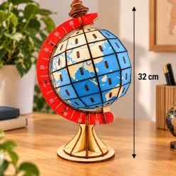 Houten Puzzel Wereldbol