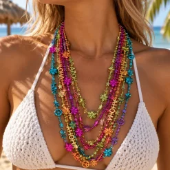 Ketting Aloha metallic meerkleurig
