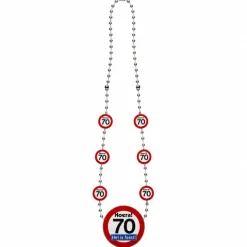 Ketting Hoera 70 verkeersbord