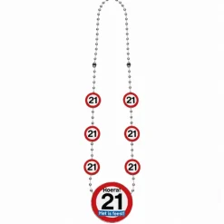 Ketting Hoera 21 verkeersbord