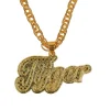 Ketting tijger goud