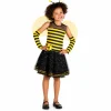 Kostuum Bee-bee zwart/geel meisje 4-6 jaar