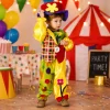 Kostuum clown meerkleurig kinderen 3-4 jaar