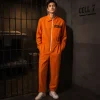 Kostuum gevangene - oranje overall one size