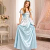 Kostuum prinses Maribel blauw/wit meisje maat 40/42