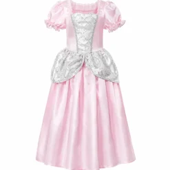 Kostuum prinses Rosabel roze/wit meisje 10-12 jaar