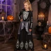 Kostuum Skeleton queen zwart/wit meisje 4-6 jaar