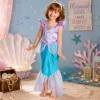 Kostuum zeemeermin blauw/lila meisje 3-4 jaar