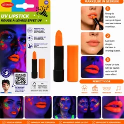 Lippenstift oranje UV effect