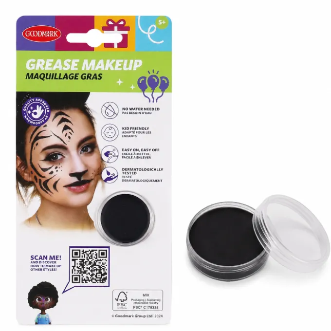 Make-up zwart oliebasis 14 gram