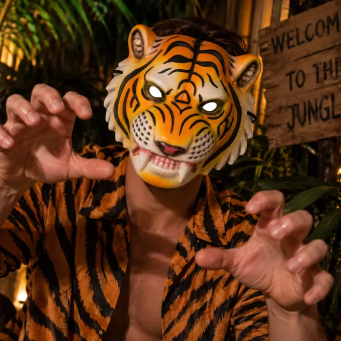 Masker tijger gezichtsbedekkend