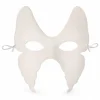Masker vlindervorm wit gezichtsbedekkend