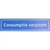 Metalen bord Consumptie