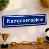 Metalen bord Kampioensplein