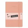 Notitieboek glitter roze A4