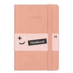 Notitieboek glitter roze A4