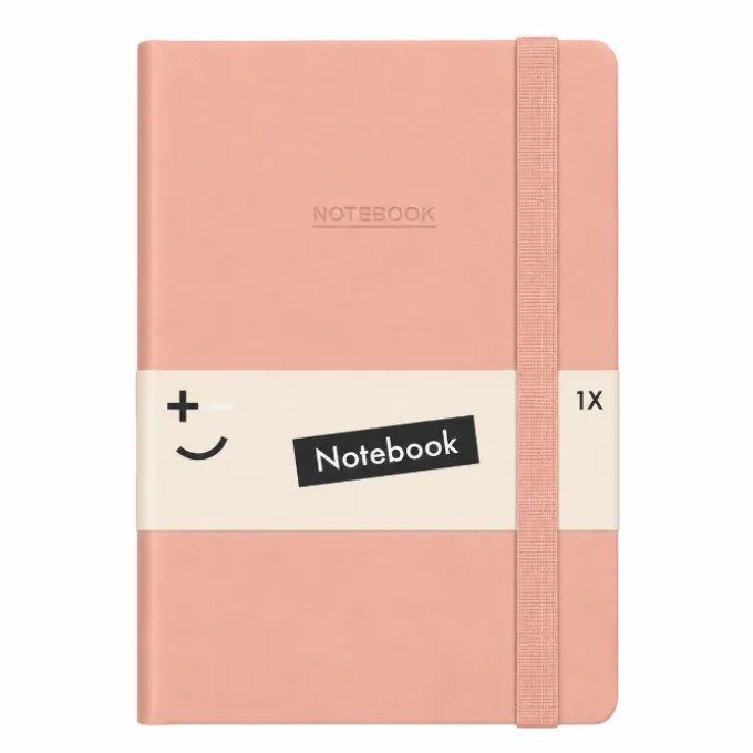 Notitieboek glitter Roze A5