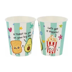 Papieren bekers Kawaii (8 stuks)