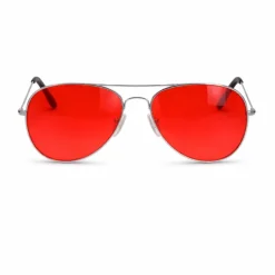 Partybril piloot rood