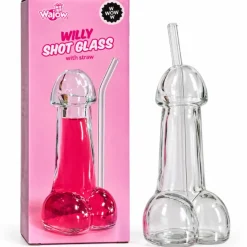 Penis Glass with straw