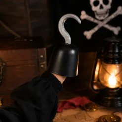Piratenhaak zwart/zilver