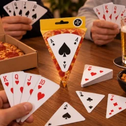 Playing cards pizza