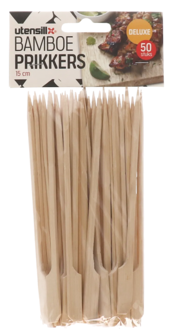 Prikkers bamboe 15cm 50 stuks