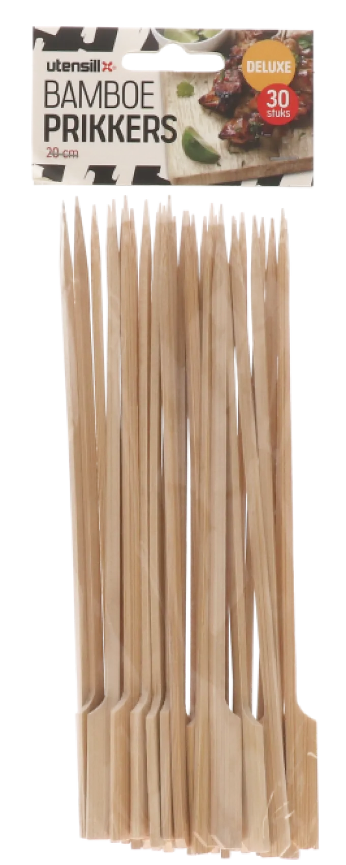 Prikkers bamboe 20cm 30 suks