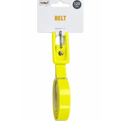 Riem neon geel - smal - 120cm