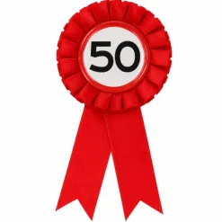 Rozet verkeersbord 50 jaar