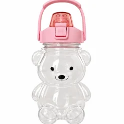 Roze waterfles beertje 1000ml