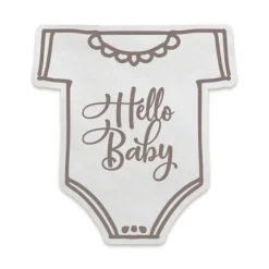 Servetten babyromper beige - 16 stuks