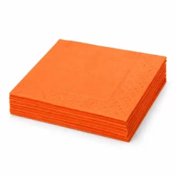 Servetten oranje 33x33 cm - 20 stuks