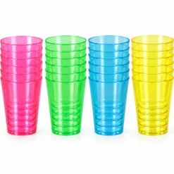 Shotglazen gekleurd 20 ml - 24 stuks