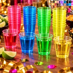 Shotglazen gekleurd 20 ml - 24 stuks