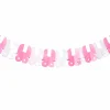 Slinger babyshower kinderwagen roze/wit meisje 3m