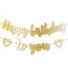 Slinger Happy birthday to you goud (2 meter)