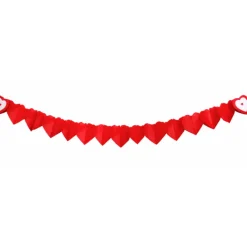 Slinger hartjes papier rood 3m