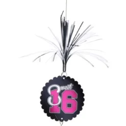 Slinger Sweet 16 zwart/roze/zilver 2m