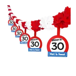 Slinger verkeersbord Hoera 30