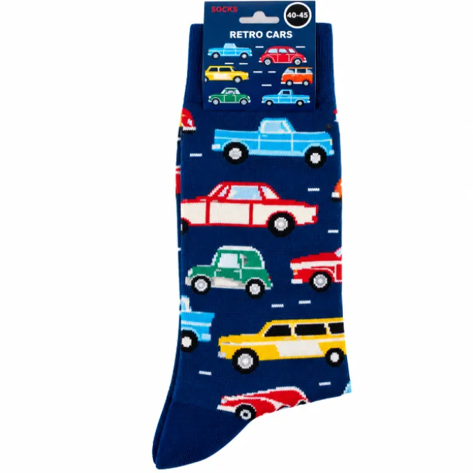 Sokken - funny classic cars - maat 40-45