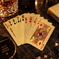 Speelkaarten goud