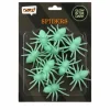 Spinnen Halloween klein glow in the dark