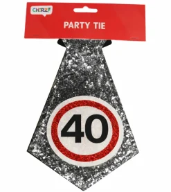 Stropdas verkeersbord 40 jaar