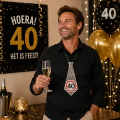 Stropdas verkeersbord 40 jaar