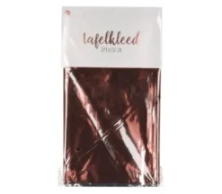 Tafelkleed roségoud 274cm x 134cm