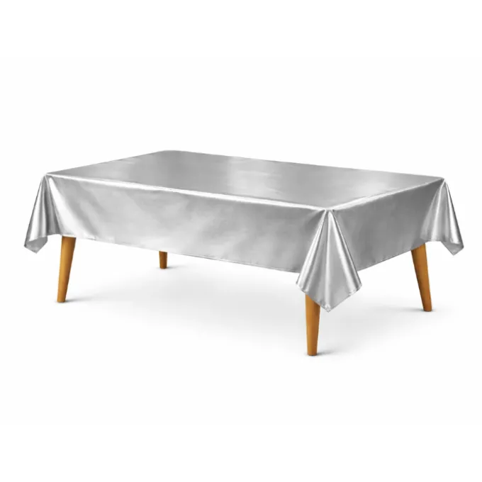Tafelkleed zilver 274 x 137cm