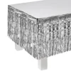 Tafelrok folie zilver 34cm x 6m