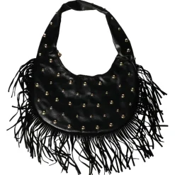 Tas cowboy zwart met studs