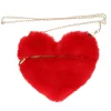 Tas hart fluffy rood
